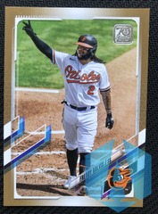 2021 Topps Update Gold #US292 Freddy Galvis 0989/2021 Orioles